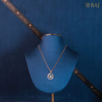 Initial Charm diamond alphabet pendant in 18k gold personalized letter pendant design-2