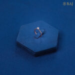 Solitaire diamond ring in 18kt rose gold