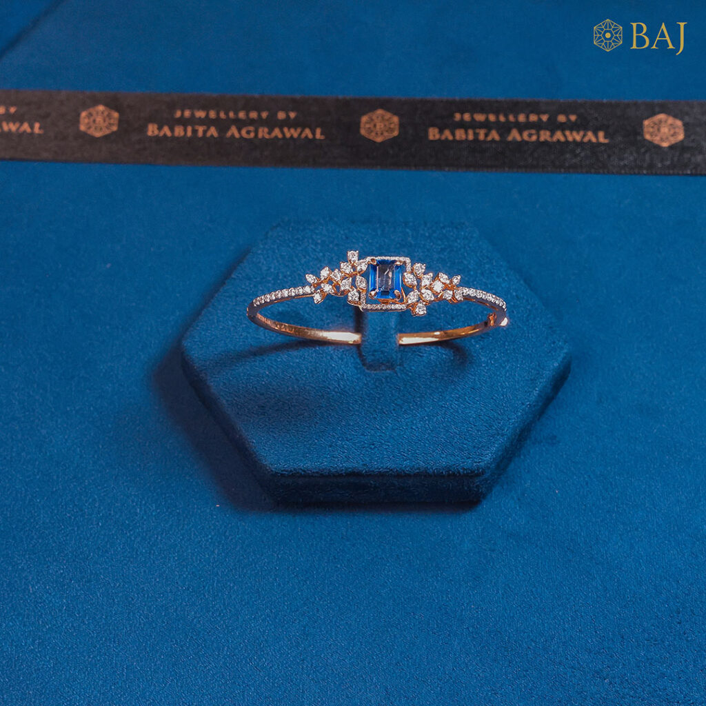 Blue Square Bracelet