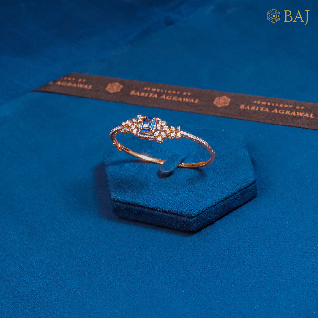 Blue Square Bracelet