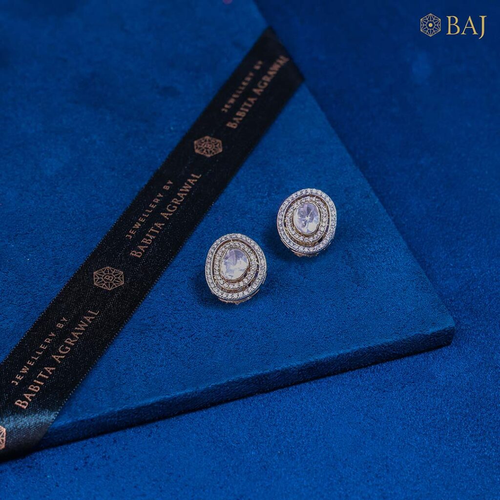 Halo Oval Studs