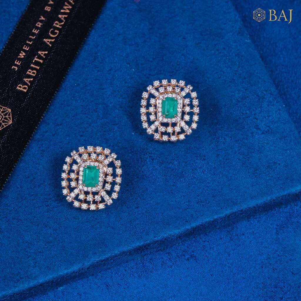 Emerald Radiance Studs