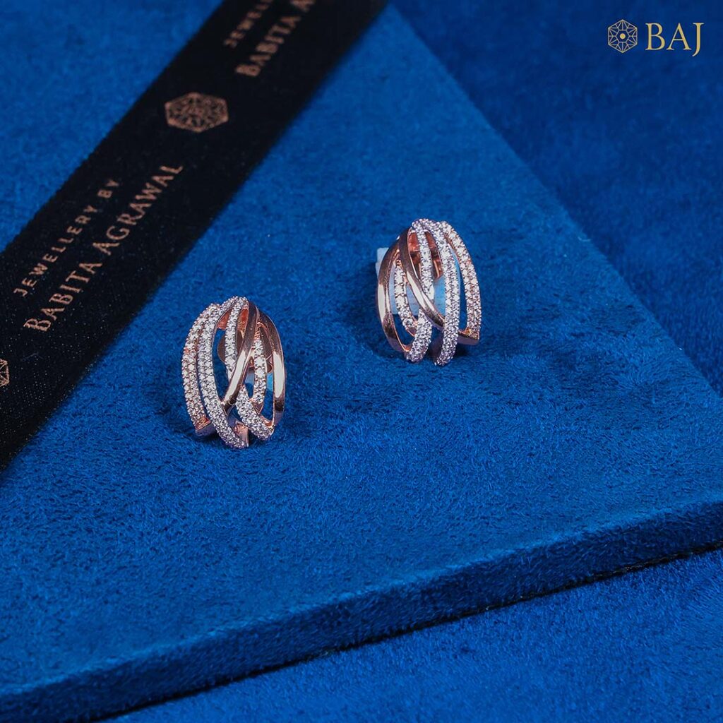 Criss Cross Spark Studs