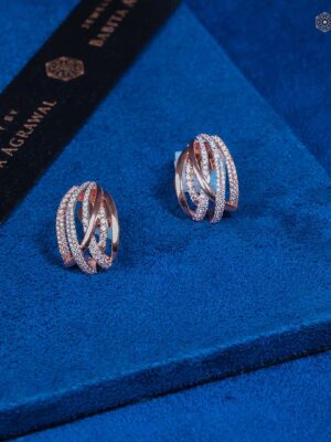 Criss Cross Spark Studs