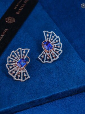 Sapphire Radiance Earrings