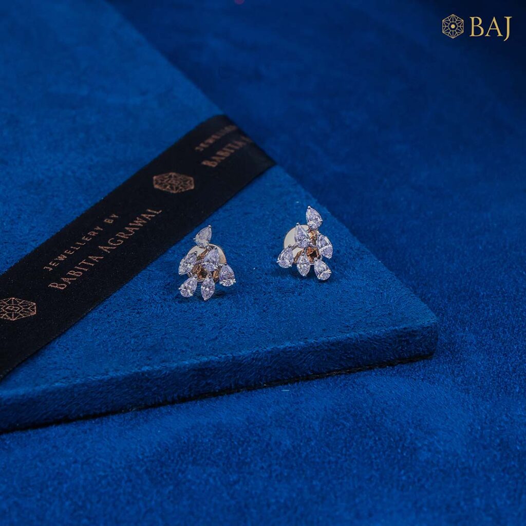 Celeste Cluster Studs