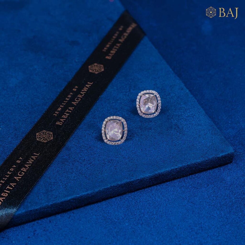 Crystal Cushion Studs