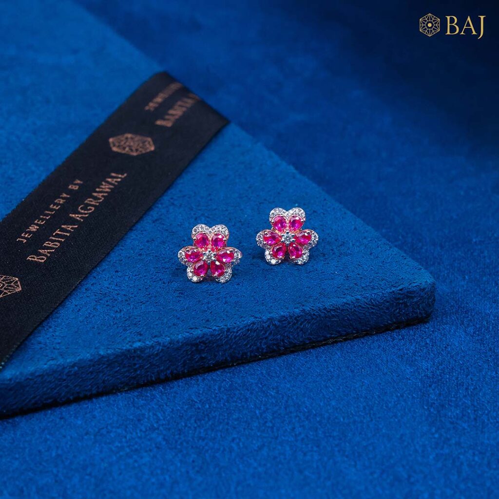 Blush Bloom Studs