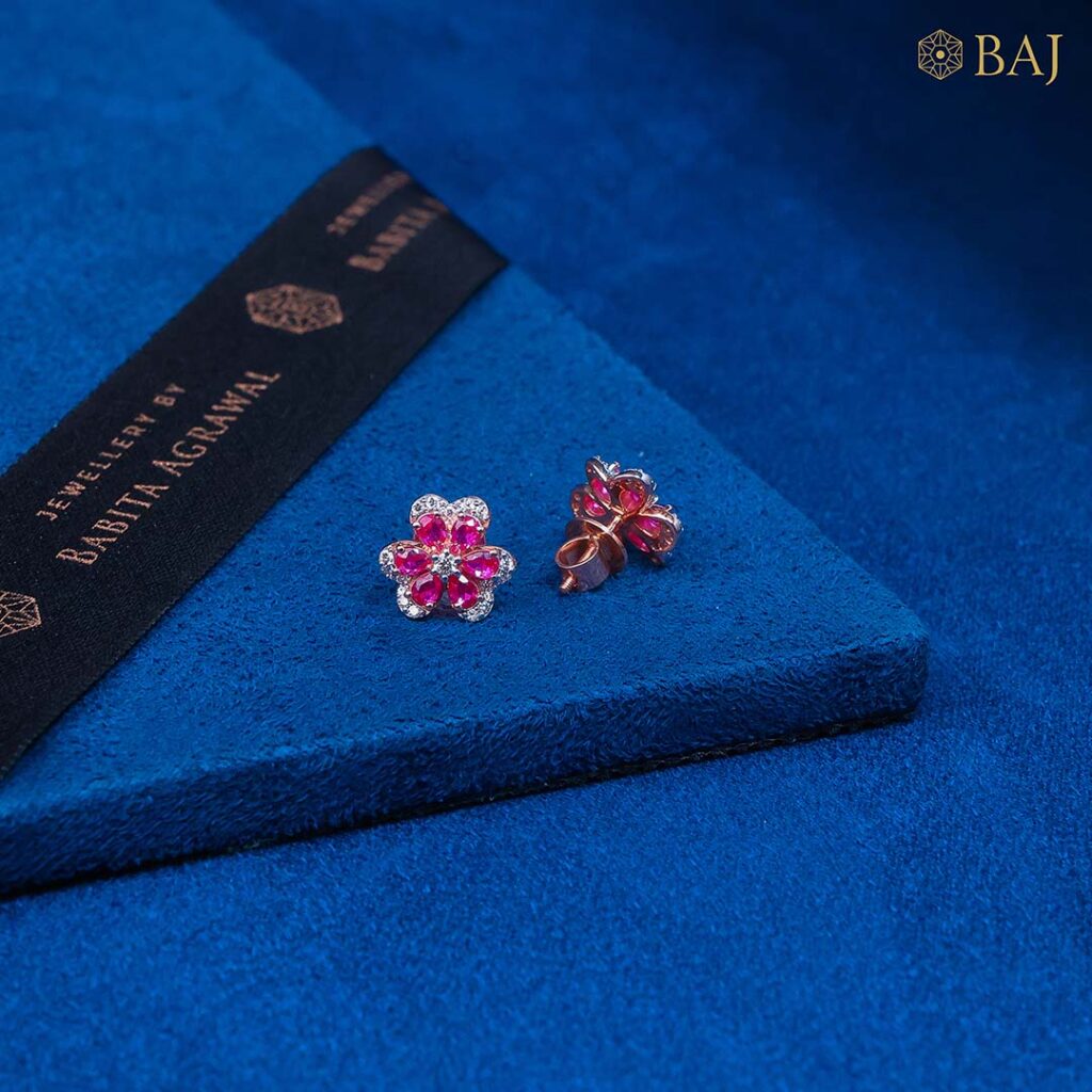 Blush Bloom Studs