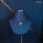 Heartline Glow diamond pendant set with heart design in 18k gold-2