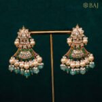 Grand Bikaneri Kundan Temple Necklace