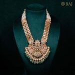 Grand Bikaneri Kundan Temple Necklace
