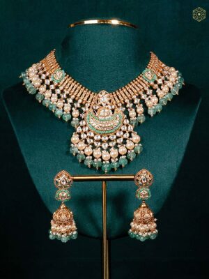Majestic Bikaneri Kundan Bridal Set