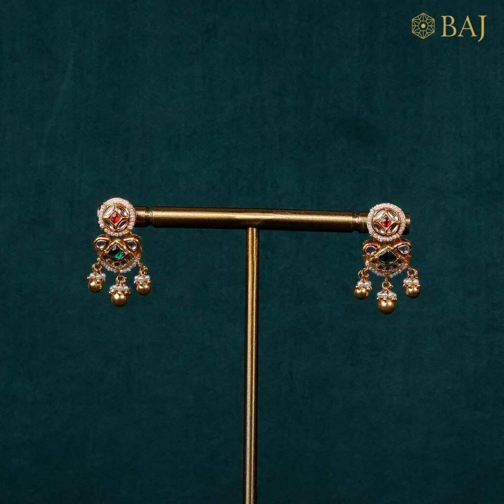 22Kt Floral Kundan Bridal Necklace