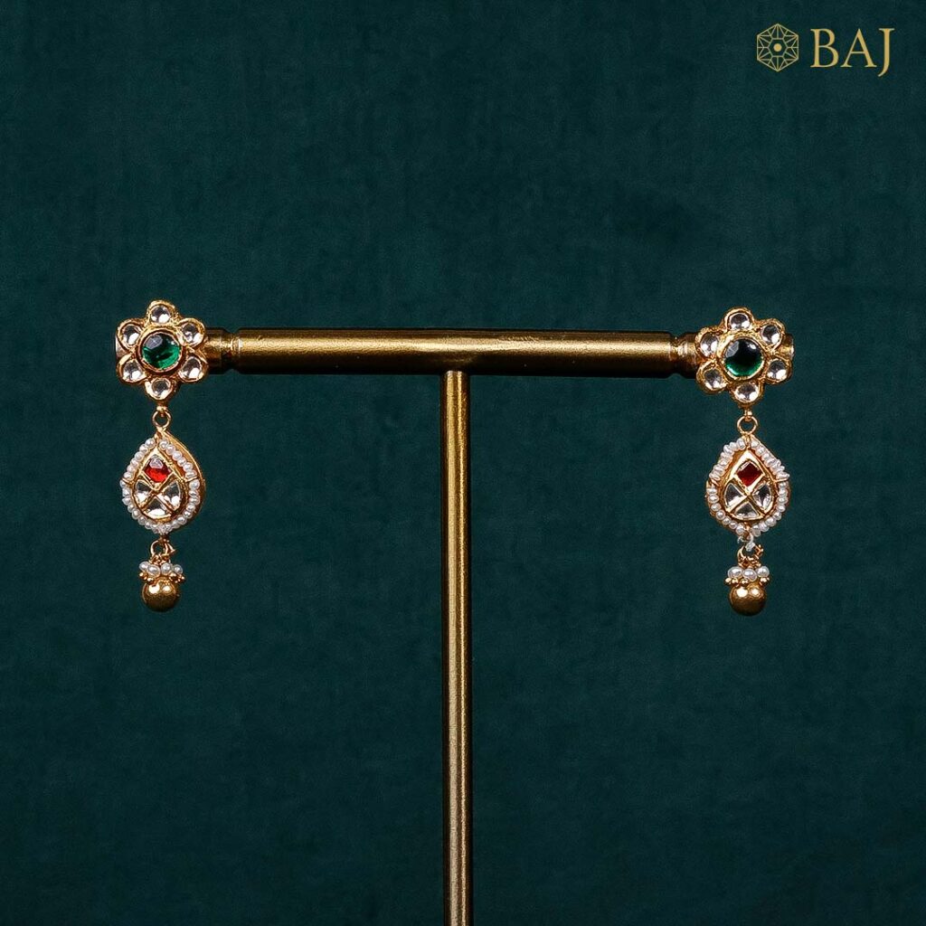 22Kt Delicate Kundan Bridal Necklace