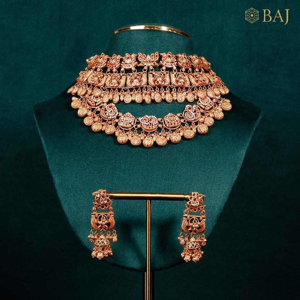 22Kt Grand Kundan Bridal Jewellery Set