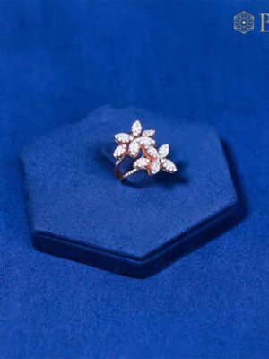 Real petals ring