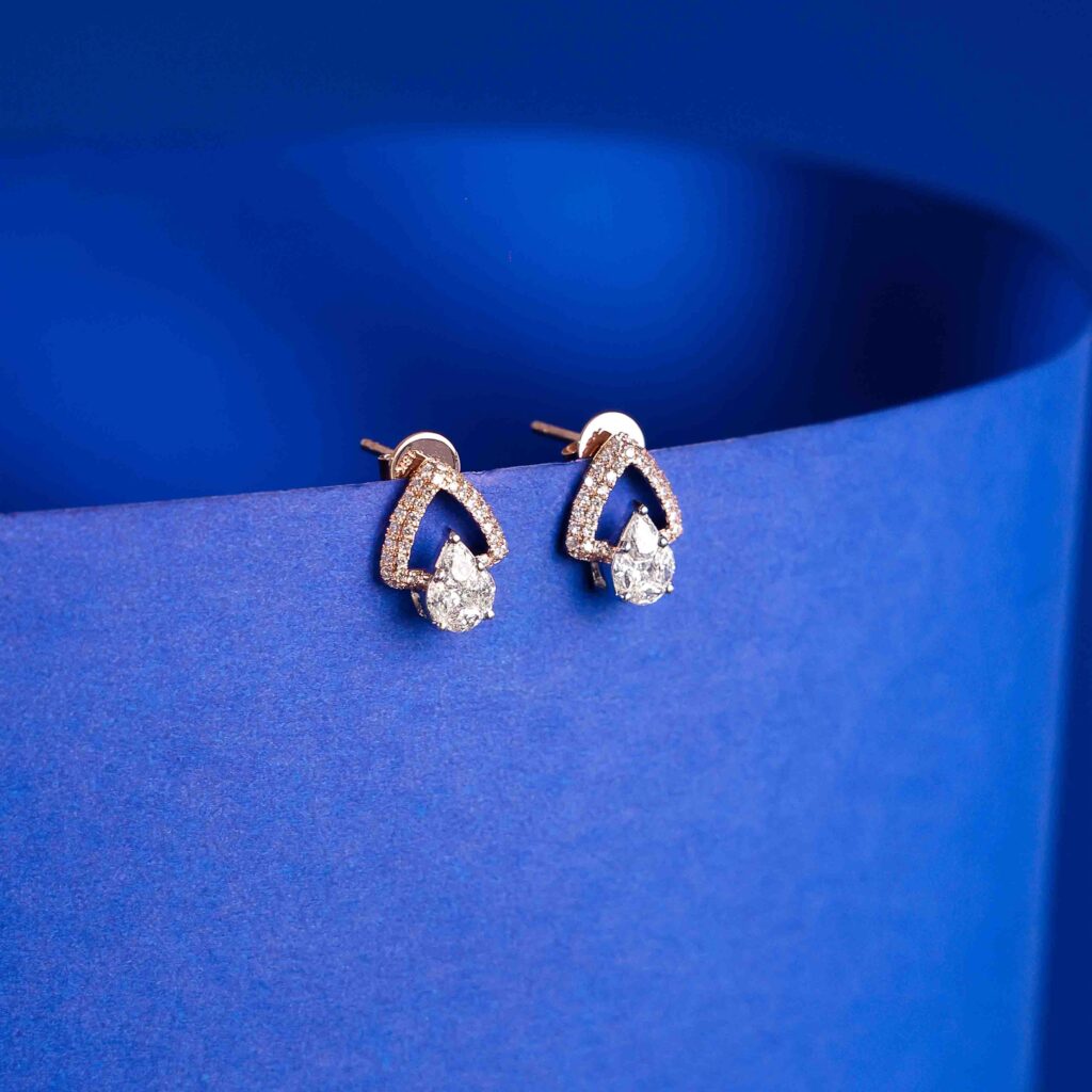 Pear Drop Studs