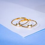 Bunny Bliss Gold Hoop