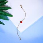 Sweet Strawberry Charm Bracelet