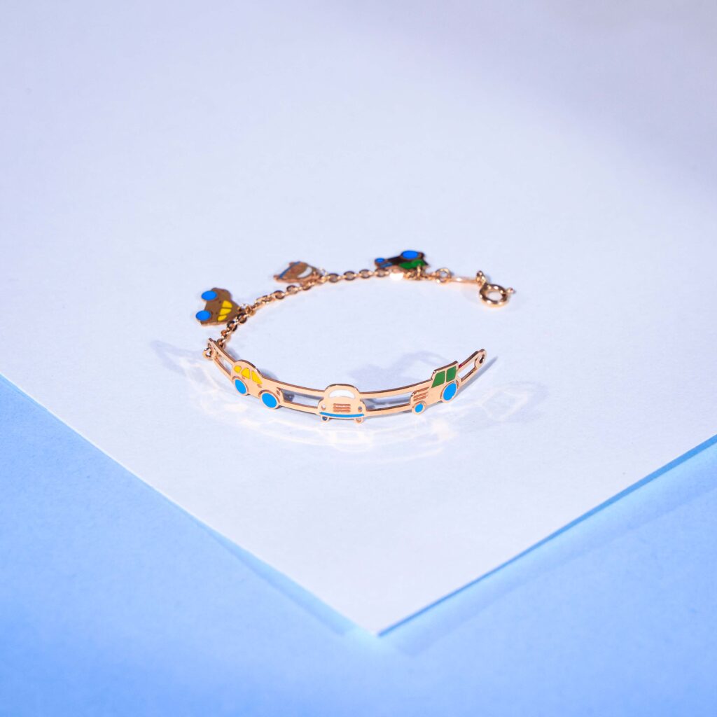 Tiny Racer Charm Bracelet