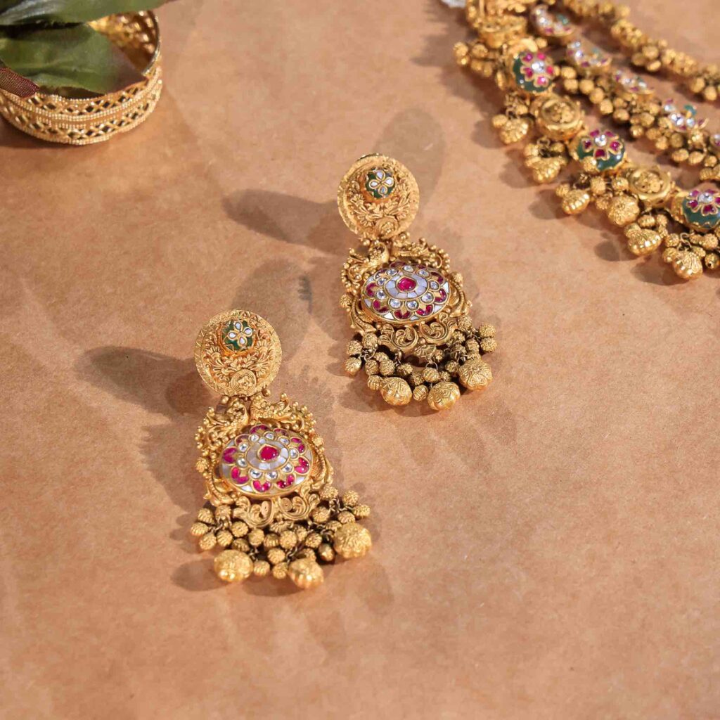 Empress Heritage Grand Kundan Jewellery Set