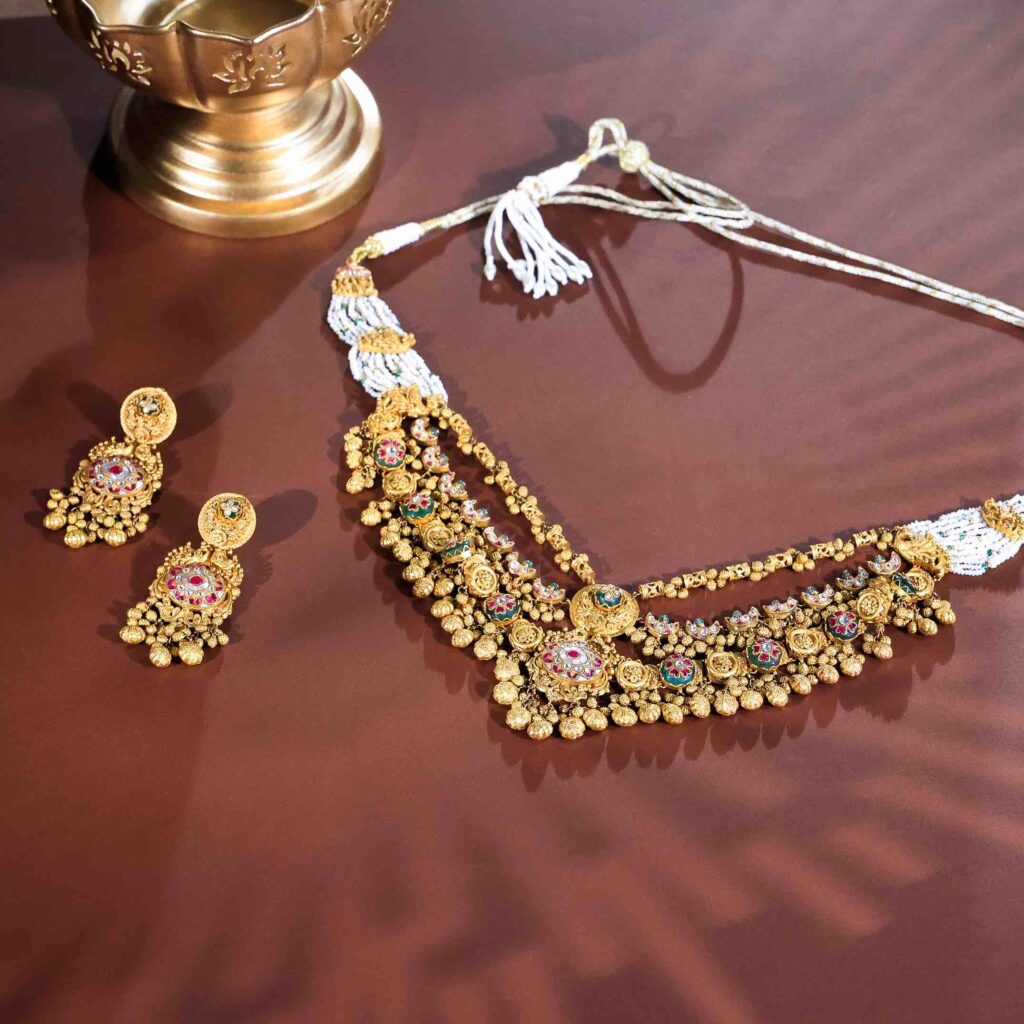 Empress Heritage Grand Kundan Jewellery Set