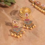 Royal Temple-Inspired Kundan Jewellery Set