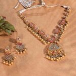 Royal Temple-Inspired Kundan Jewellery Set